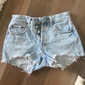 Levi’s 501s denim shorts